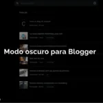 extension de modo oscuro para blogger